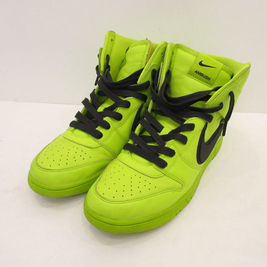 NIKE | ナイキ DUNK HIGH FLASH LIME スニーカー CU7544-300 ×AMBUSH　専売 イエロー 30cm【姫路東店】