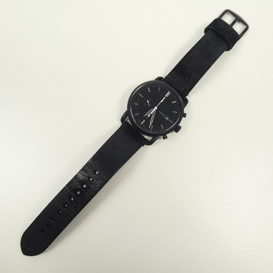 FOSSIL | フォッシル THE COMMUTER CHRONO 腕時計 FS5504 ブラック【姫路東店】