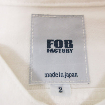 F.O.B FACTORY | エフオービーファクトリー 長袖シャツ ホワイト サイズ：2【姫路東店】