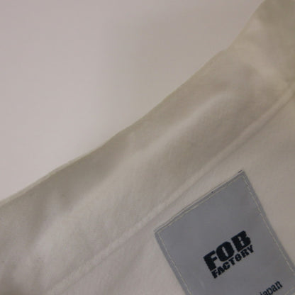 F.O.B FACTORY | エフオービーファクトリー 長袖シャツ ホワイト サイズ：2【姫路東店】