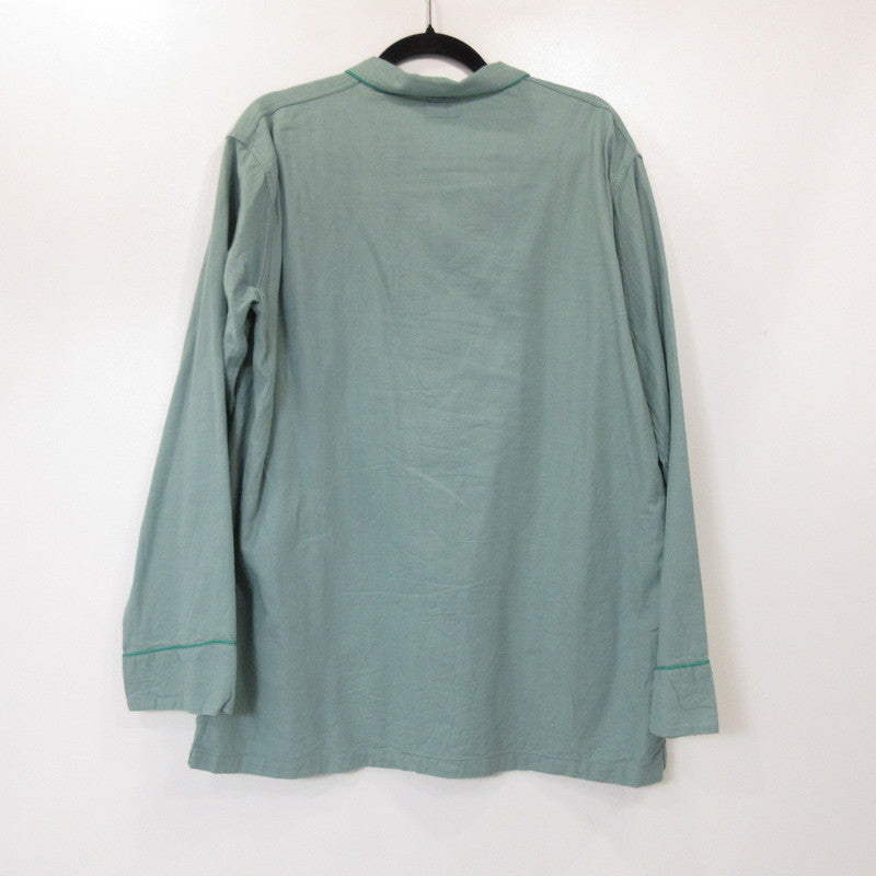 MILITARY衣料 | ミリタリーイリョウ 長袖シャツ ベルギー軍 年式:60s グリーン サイズ：4【姫路東店】