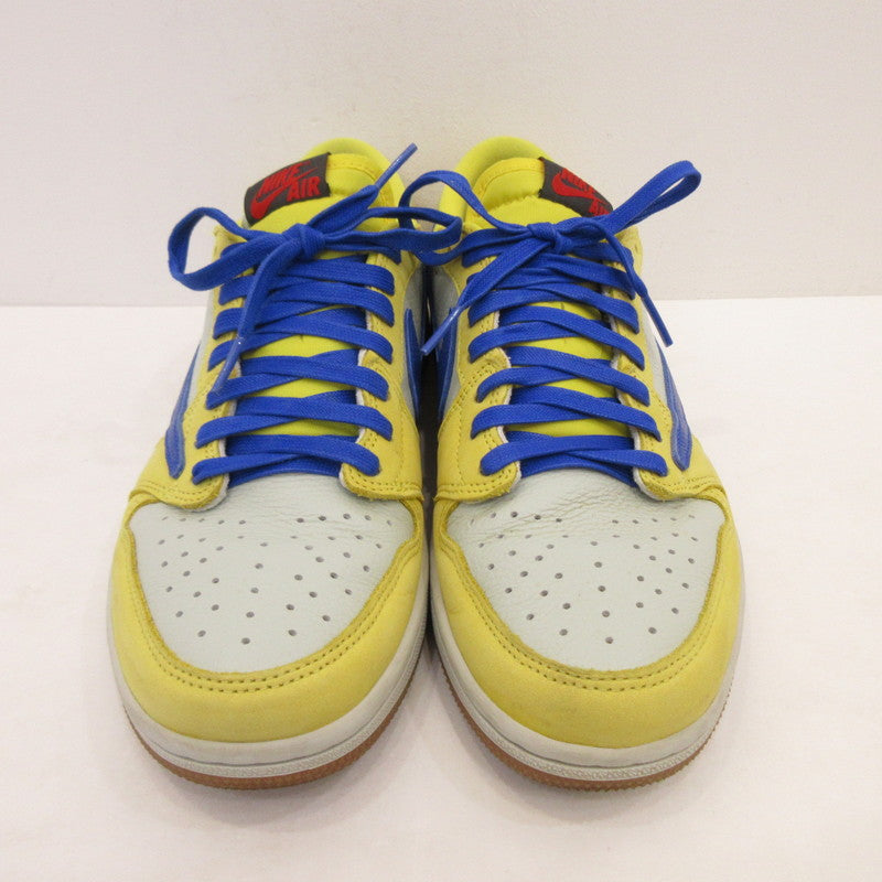 NIKE | ナイキ WMNS AIR JORDAN 1 LOW OG SP Canary スニーカー DZ4137-700 ×Travis Scot イエロー 26.5cm【姫路東店】