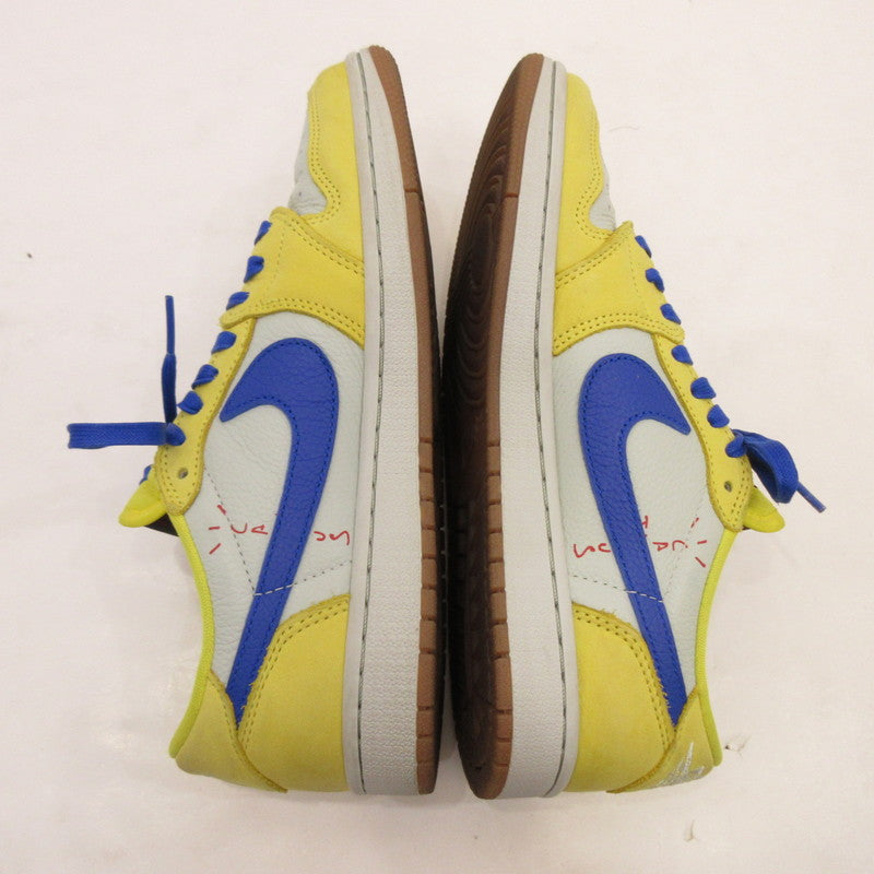 NIKE | ナイキ WMNS AIR JORDAN 1 LOW OG SP Canary スニーカー DZ4137-700 ×Travis Scot イエロー 26.5cm【姫路東店】