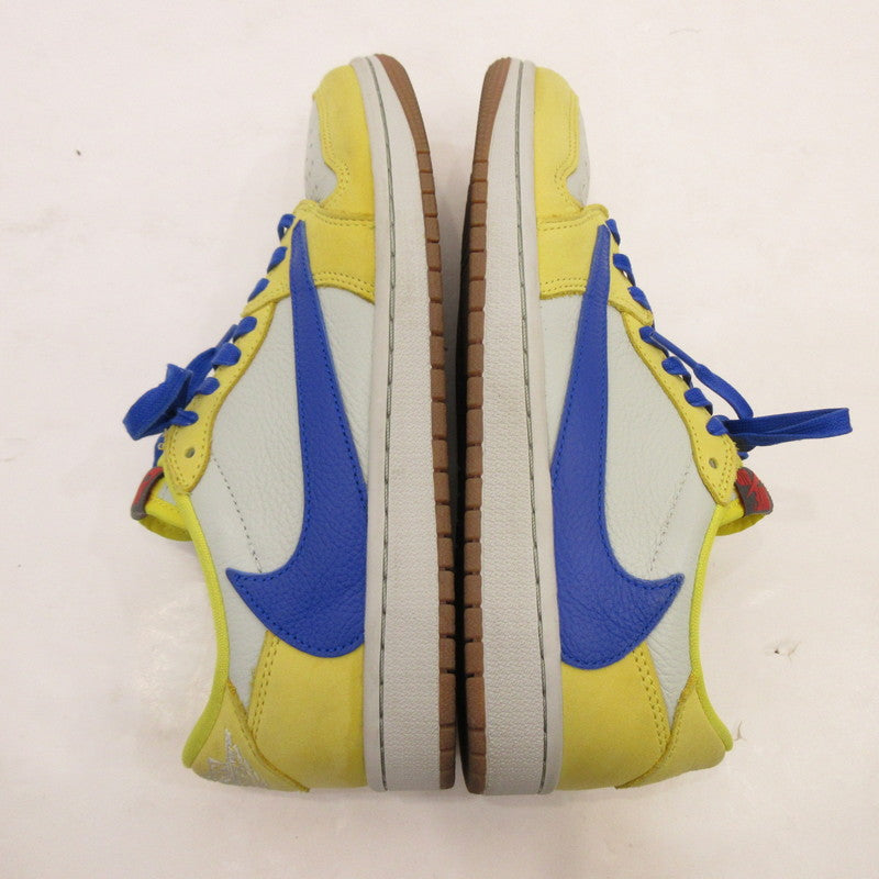 NIKE | ナイキ WMNS AIR JORDAN 1 LOW OG SP Canary スニーカー DZ4137-700 ×Travis Scot イエロー 26.5cm【姫路東店】
