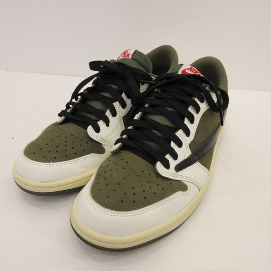 NIKE | ナイキ AIR JORDAN 1 LOW OG SP REVERSE OLIVE スニーカー DM7866-200 ×Travis Scott オリーブ 28cm【姫路東店】
