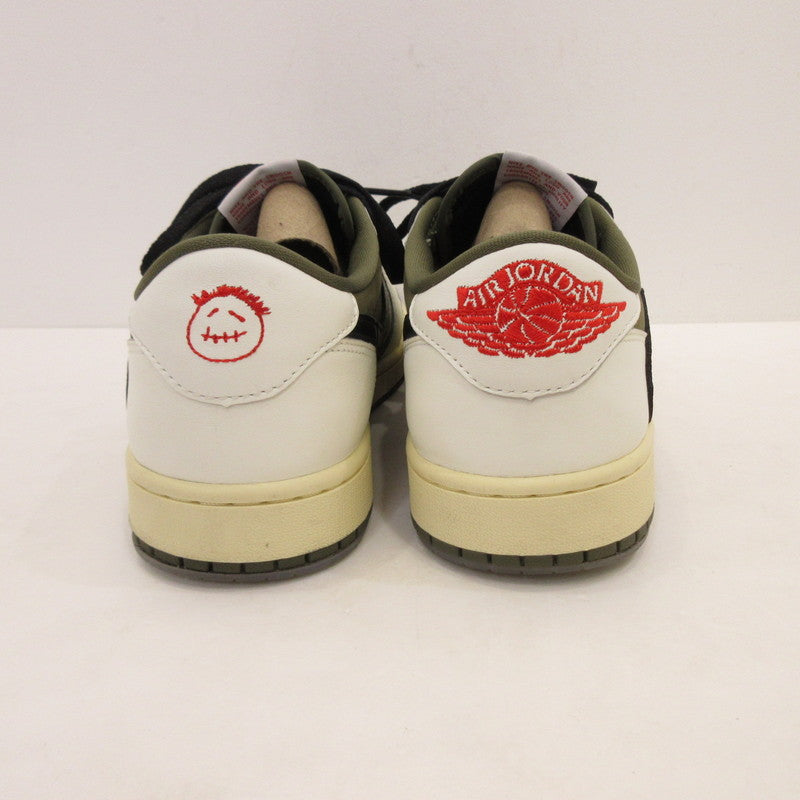 NIKE | ナイキ AIR JORDAN 1 LOW OG SP REVERSE OLIVE スニーカー DM7866-200 ×Travis Scott オリーブ 28cm【姫路東店】