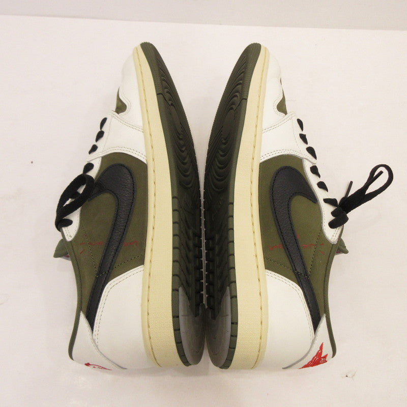 NIKE | ナイキ AIR JORDAN 1 LOW OG SP REVERSE OLIVE スニーカー DM7866-200 ×Travis Scott オリーブ 28cm【姫路東店】