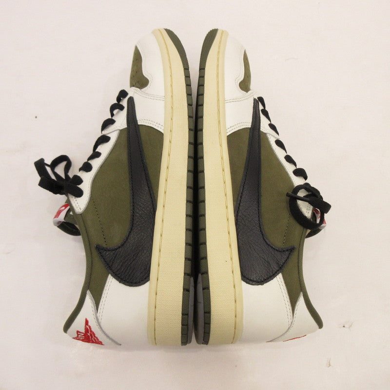 NIKE | ナイキ AIR JORDAN 1 LOW OG SP REVERSE OLIVE スニーカー DM7866-200 ×Travis Scott オリーブ 28cm【姫路東店】
