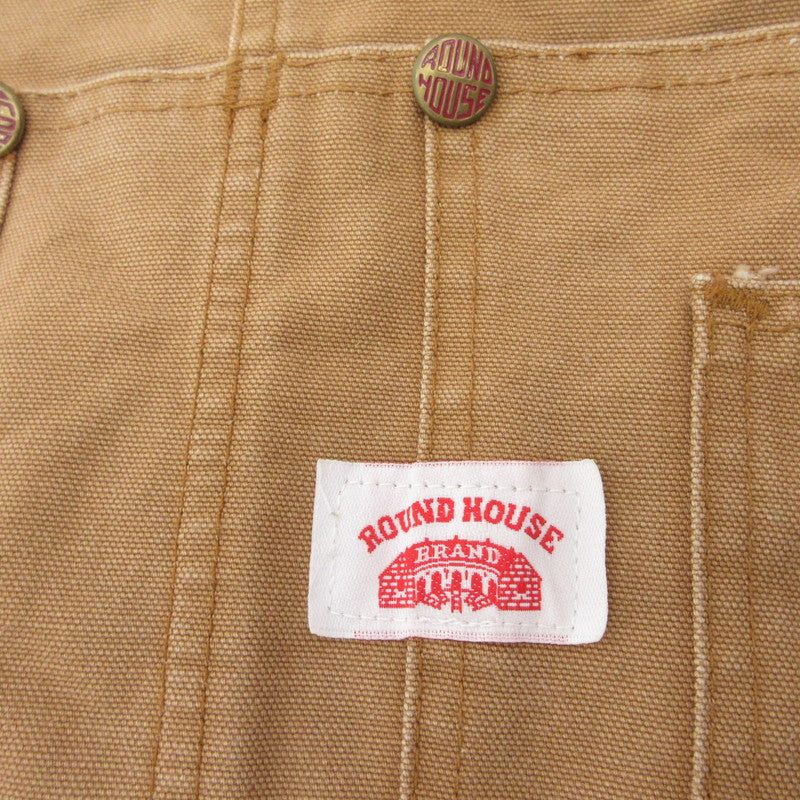ROUND HOUSE | ラウンドハウス オーバーオール LOT83 ｻｲｽﾞ:W:32 ブラウン【姫路東店】