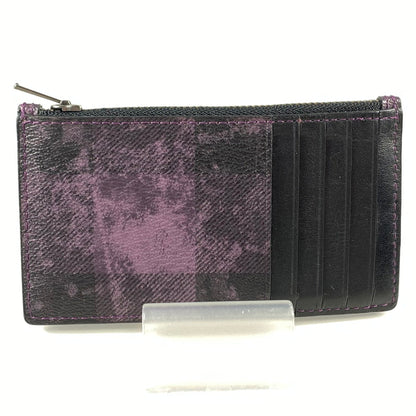 COACH | コーチ Zip Card Case In Grunge Buffalo Plaid Print その他バッグ F77947【姫路東店】