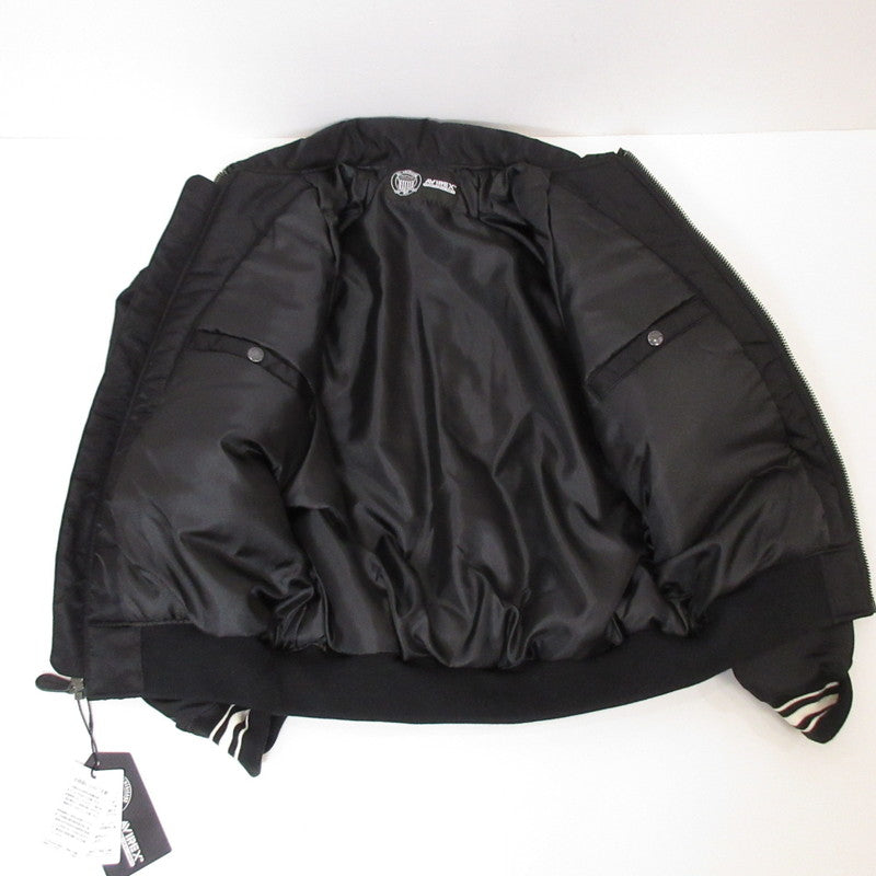 AVIREX | アヴィレックス NYLON VARSITY JACKET その他アウター 783-5252049 2025A/W ブラック サイズ：M【姫路東店】