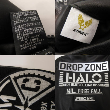 AVIREX | アヴィレックス LEATHER HOODIE HALO レザー 6191061 ブラック サイズ：M【姫路東店】