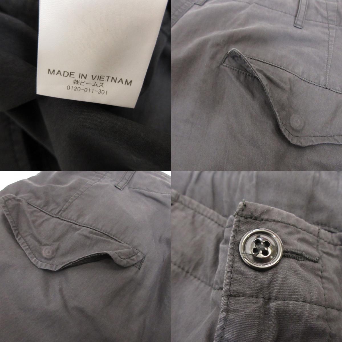 BEAMS | ビームス ビッグ 6ポケット カーゴパンツ カーゴパンツ 11-24-0427-803 ブラック サイズ：L【姫路東店】
