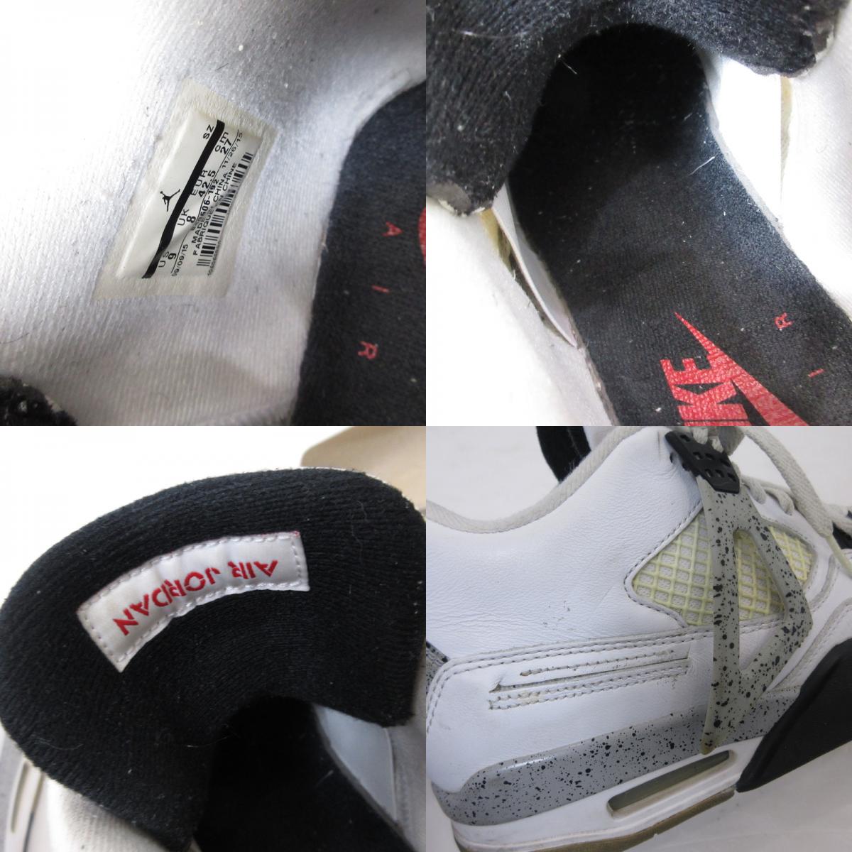 NIKE | ナイキ AIR JORDAN 4 RETRO OG スニーカー 840606-192 2016S/S ホワイト 27cm【姫路東店】