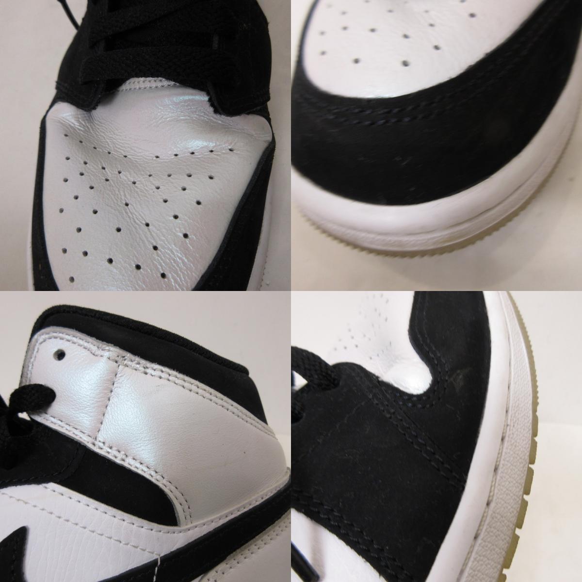 NIKE | ナイキ Air Jordan 1 Mid スニーカー DH6933-100 ブラック 27cm【姫路東店】