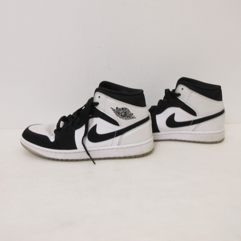 NIKE | ナイキ Air Jordan 1 Mid スニーカー DH6933-100 ブラック 27cm【姫路東店】