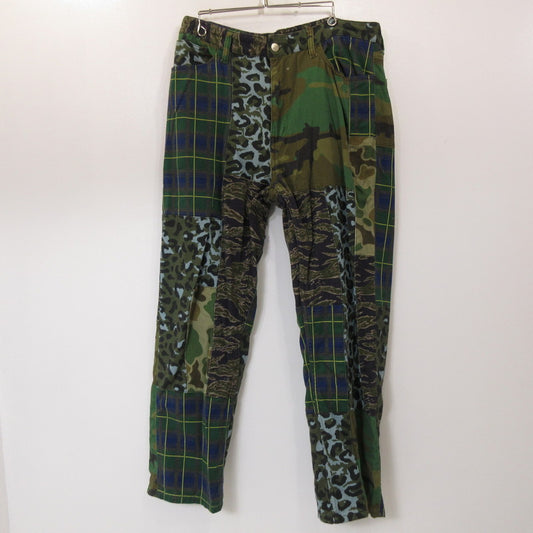 X-LARGE | エクストララージ 5POCKET PATCHWORK PANTS デニムパンツ 101233031013 2023A/W カモ サイズ：M【姫路東店】