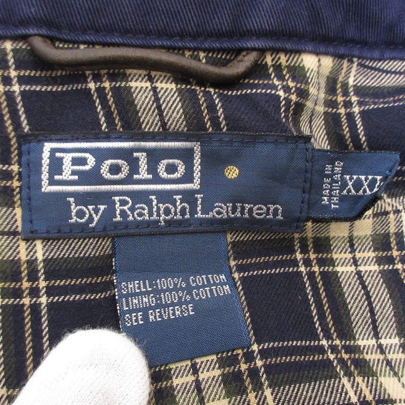 POLO RALPH LAUREN | ポロ・ラルフローレン ブルゾン 90s ネイビー サイズ：XXL【姫路東店】