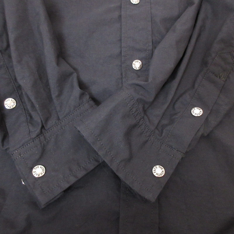 THE NORTH FACE | ザ・ノースフェイス L/S Nuptse Shirt 長袖シャツ NR11961 2019S/S ブラック サイズ：M【姫路東店】