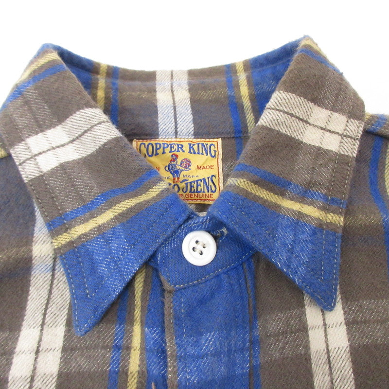 WARE HOUSE | ウェアハウス　ウエアハウス FLANNEL SHIRTS 長袖シャツ CK1007 COPPER KING サイズ：40【姫路東店】