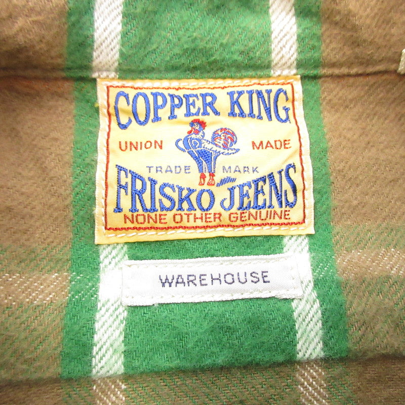 WARE HOUSE | ウェアハウス　ウエアハウス FLANNEL SHIRTS 長袖シャツ CK1007 COPPER KING サイズ：40【姫路東店】