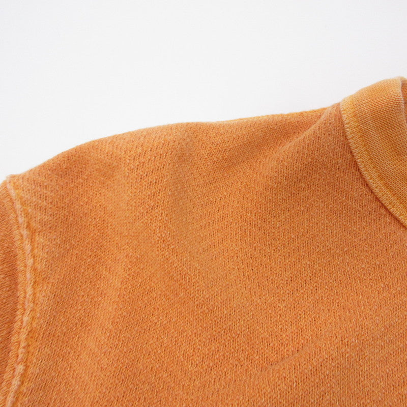 G-STAR | ジースター DESTROYED G LOGO WASHED SWEATER スウェット D25101 オレンジ サイズ：S【姫路東店】