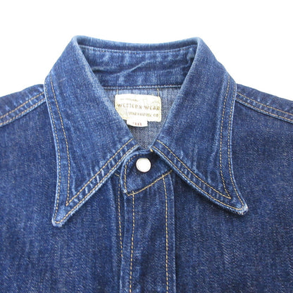 WARE HOUSE | ウェアハウス　ウエアハウス LONG HORN TYPE DENIM WESTERN SHIRTS その他トップス Lot3001 ネイビー サイズ：38【姫路東店】