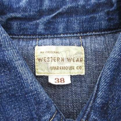WARE HOUSE | ウェアハウス　ウエアハウス LONG HORN TYPE DENIM WESTERN SHIRTS その他トップス Lot3001 ネイビー サイズ：38【姫路東店】