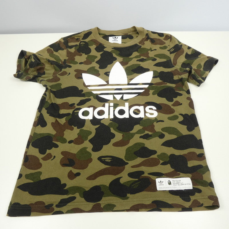 A BATHING APE | アベイシングエイプ 半袖Ｔシャツ DP0191 ×adidas カモ サイズ：S【姫路東店】