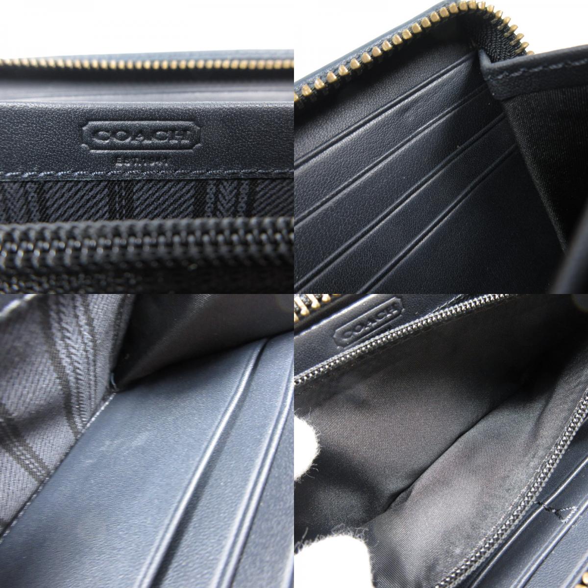 COACH | コーチ Bleecker Accordion Zip Wallet 長財布 74307 ネイビー【姫路東店】