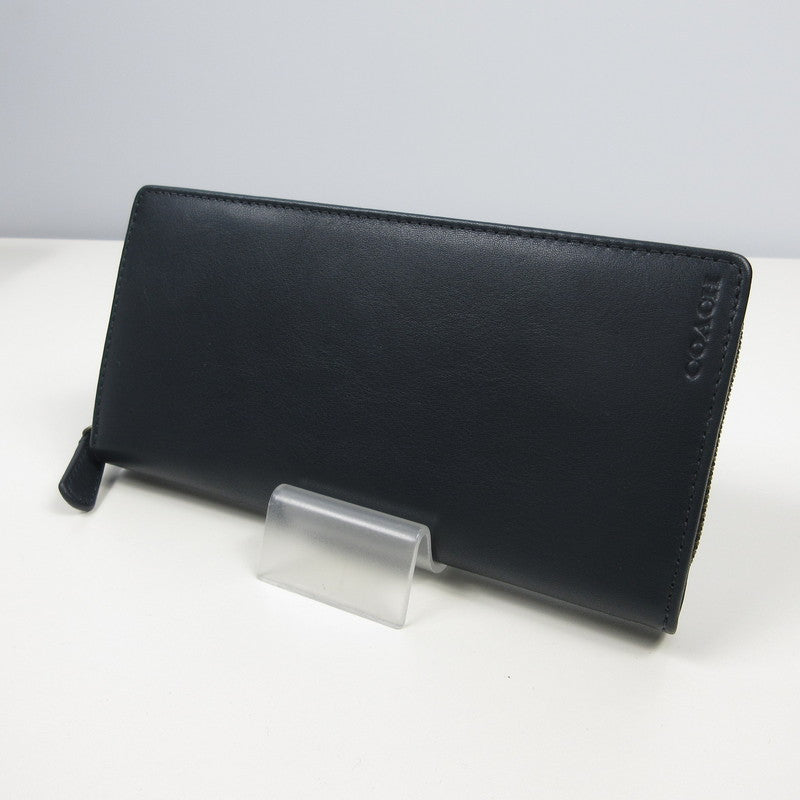 COACH | コーチ Bleecker Accordion Zip Wallet 長財布 74307 ネイビー【姫路東店】