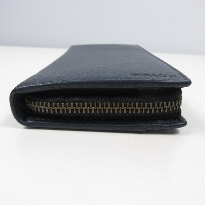 COACH | コーチ Bleecker Accordion Zip Wallet 長財布 74307 ネイビー【姫路東店】