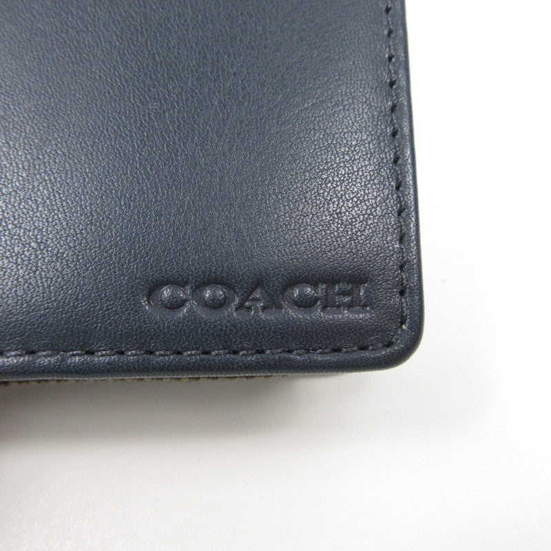 COACH | コーチ Bleecker Accordion Zip Wallet 長財布 74307 ネイビー【姫路東店】