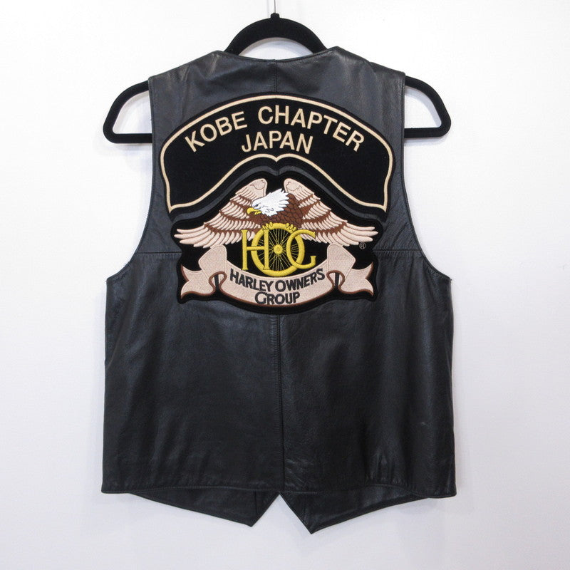HARLEY-DAVIDSON | ハーレーダビットソン KOBE CHAPTER JAPAN ベスト ブラック サイズ：M【姫路東店】