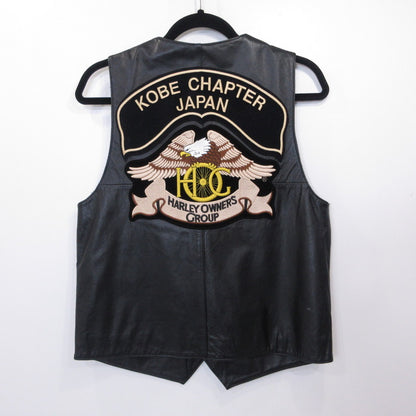 HARLEY-DAVIDSON | ハーレーダビットソン KOBE CHAPTER JAPAN ベスト ブラック サイズ：M【姫路東店】