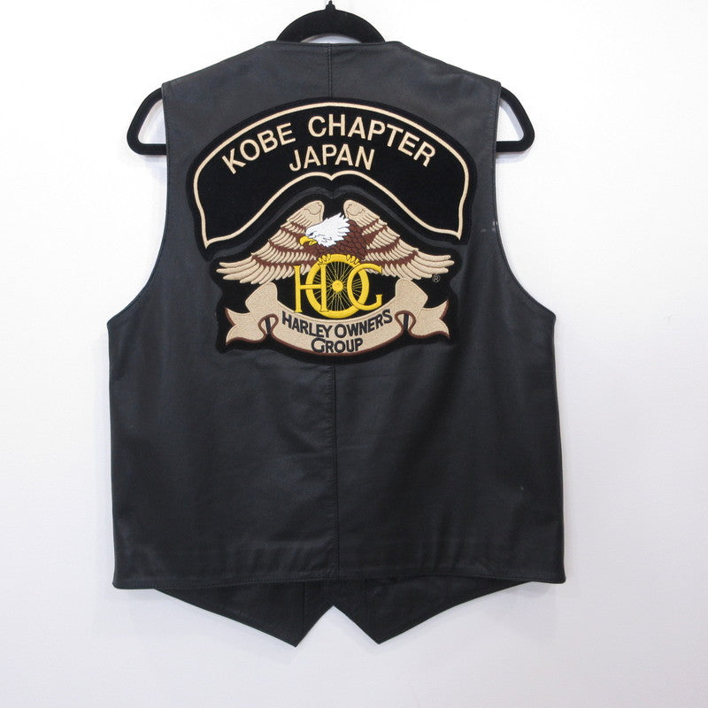 HARLEY-DAVIDSON | ハーレーダビットソン KOBE CHAPTER JAPAN ベスト ブラック サイズ：L【姫路東店】