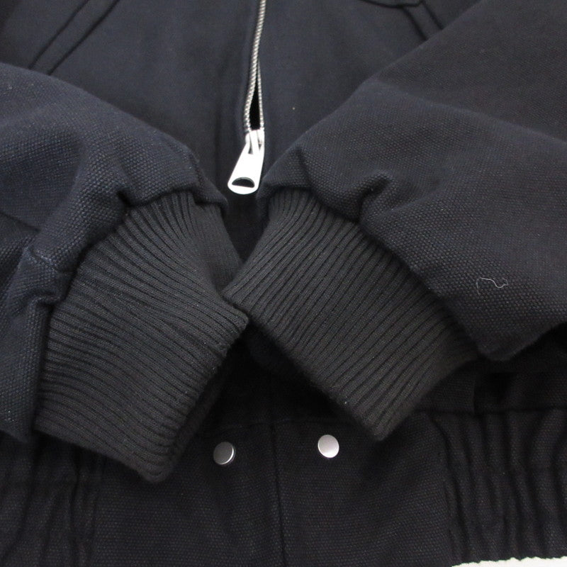 youll ユール Cropped Fur Hooded Blouson その他アウター ブラック サイズ：XL【姫路東店】
