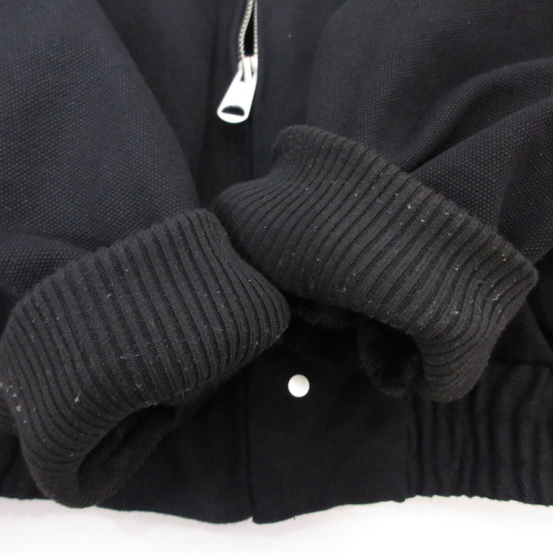 youll ユール Cropped Fur Hooded Blouson その他アウター ブラック サイズ：XL【姫路東店】
