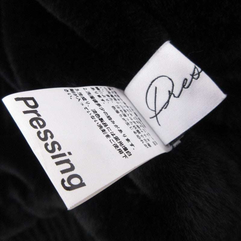 youll ユール Cropped Fur Hooded Blouson その他アウター ブラック サイズ：XL【姫路東店】