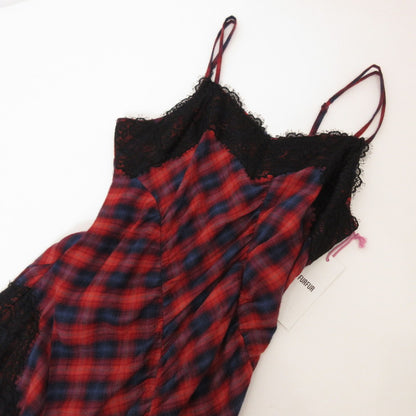 furfur | ファーファー レーストリムフレアチェックドレス ワンピース RWF0264091 2026A/W【姫路東店】
