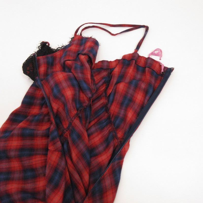 furfur | ファーファー レーストリムフレアチェックドレス ワンピース RWF0264091 2026A/W【姫路東店】