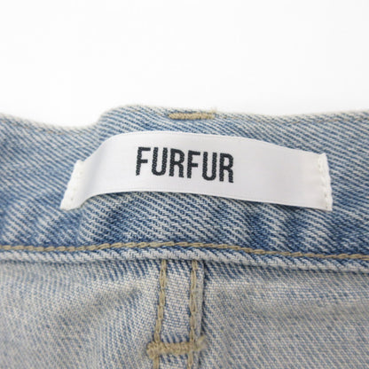 furfur | ファーファー レースドッキングカーブデニムパンツ デニムパンツ RWFP264005 ライトブルー サイズ：1【姫路東店】