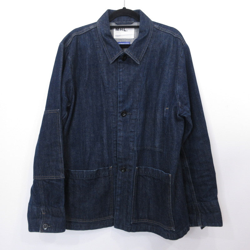 MHL | エムエイチエル CANTON OVERALLS CANTON LIGHT DENIM デニム 596-8225502 ブルー サイズ：40【姫路東店】