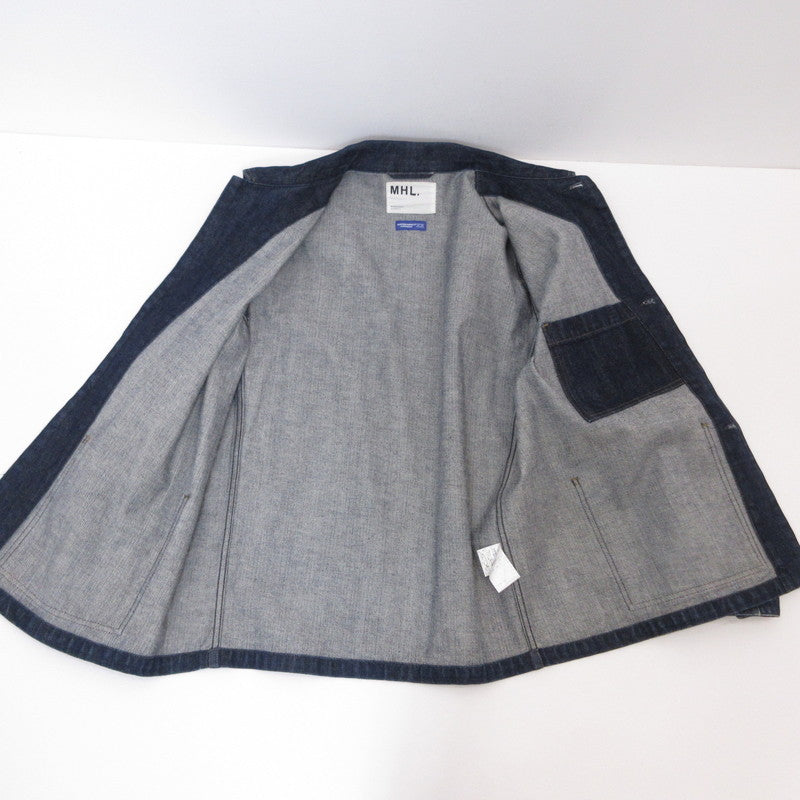 MHL | エムエイチエル CANTON OVERALLS CANTON LIGHT DENIM デニム 596-8225502 ブルー サイズ：40【姫路東店】