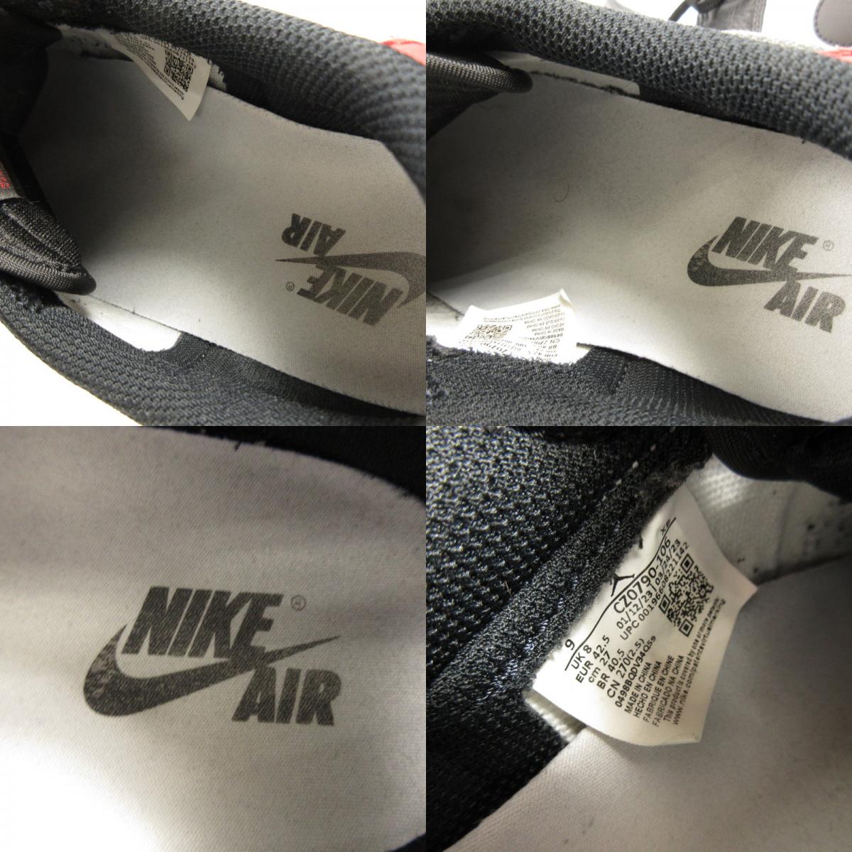 NIKE | ナイキ AIR JORDAN 1 LOW OG BLACK TOE スニーカー CZ0790-106 2023S/S サイズ:27.0cm【姫路東店】