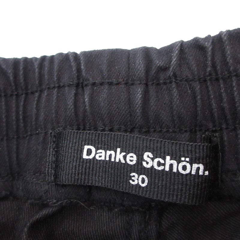Danke Schon | ダンケシェーン COATING FRAP PANTS カーゴパンツ ブラック サイズ：30【姫路東店】