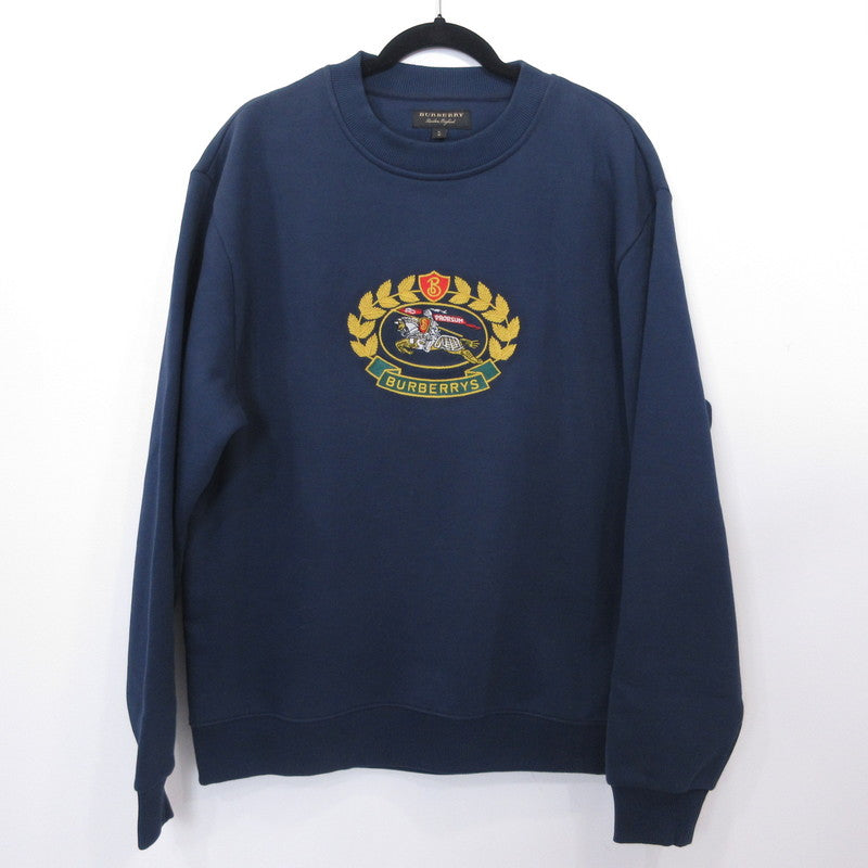BURBERRY London England | バーバリーロンドンイングランド スウェット 4548016 国内正規タグ ネイビー サイズ：L【姫路東店】