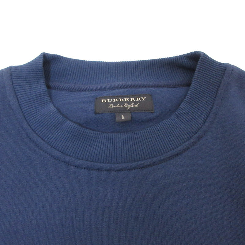 BURBERRY London England | バーバリーロンドンイングランド スウェット 4548016 国内正規タグ ネイビー サイズ：L【姫路東店】
