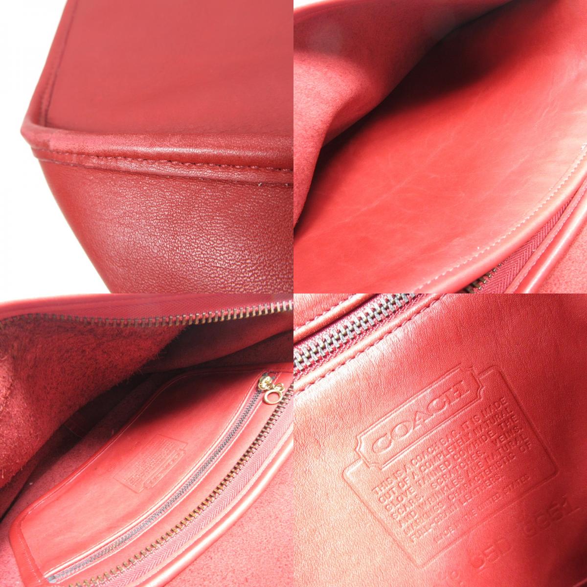 COACH | コーチ ショルダーバッグ 9951 年式:90s レッド【姫路東店】