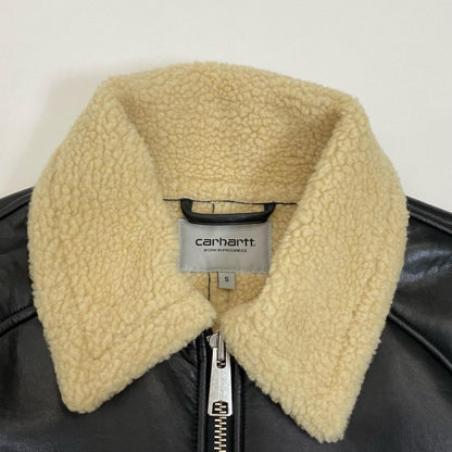 Carhartt WIP | カーハートダブリューアイピー SHEPTON JACKET レザー I035974 PUジャケット 2026S/S ブラック サイズ：S【姫路東店】